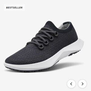 Allbirds Women's Tree Dasher Active Shoes Black and White Size 8.5